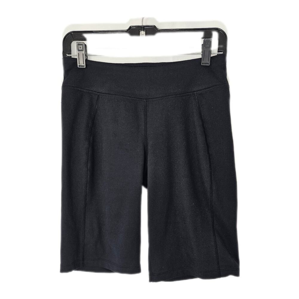 Title Nine Womens XS Black High Rise Stretch Pull On Activewear Shorts